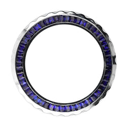 Men's Luxurious -ct Cornflower Blue Sapphire Timepiece