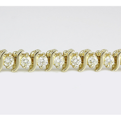 Natural Diamond Designer Jewelry – 14K Yellow Gold 0.30 ct