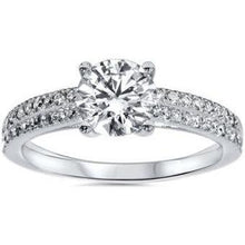 Brilliant Cut 2.50 Carats Real Diamonds Engagement Ring
