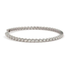 Brilliant Cut 5 Carats Genuine Diamonds Tennis Bracelet White Gold 14K