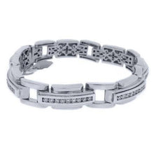 Brilliant Cut Natural Diamond Men Bracelet White Gold Jewelry 6 Carats