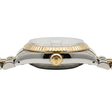 Burgundy Natural Earth Mined Diamond Dial Ss & Gold Jubilee Datejust Lady Watch Rolex