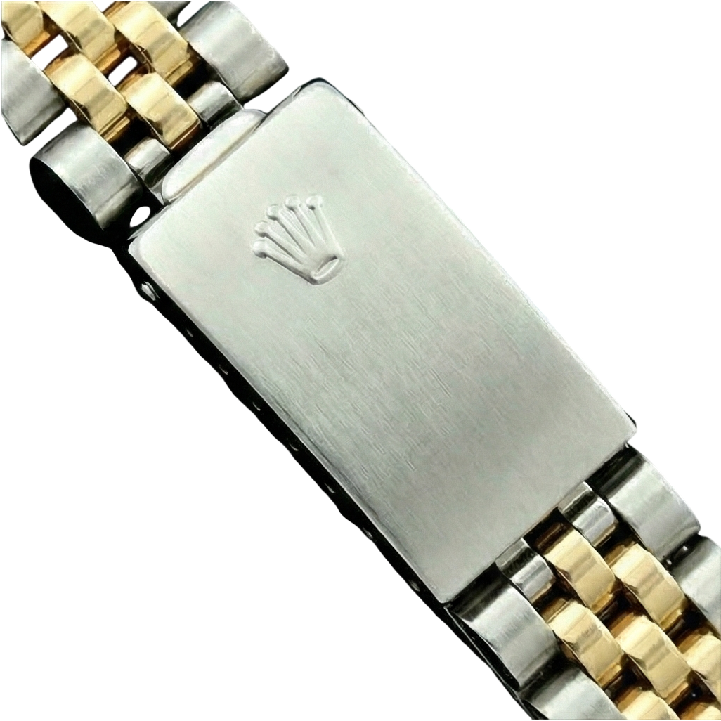 Burgundy Natural Earth Mined Diamond Dial Ss & Gold Jubilee Datejust Lady Watch Rolex