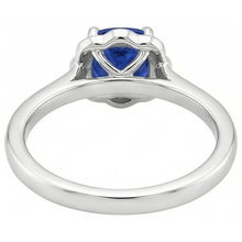 Burma Sapphire Engagement Ring