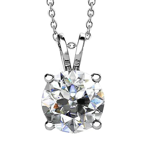 Casual 5 Carat Genuine Diamond Pendant Gift
