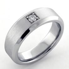 Casual Mens Lab Grown Diamond Ring Round Cut
