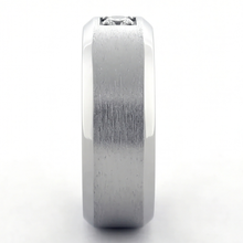 Casual Mens Lab Grown Diamond Ring Round Cut