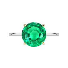 Authentic Fine Emerald Precious Stone Ring – main view