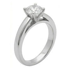 Cathedral Setting 3 Ct. Genuine Natural Earth Mined Diamond Solitaire Ring Solid White Gold