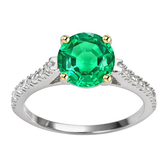 High-End Colombian Emerald Gemstone Ring 1.50 ct – main view