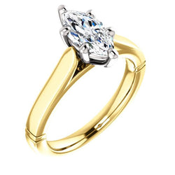 Cathedral Setting Solitaire Natural Earth Mined Diamond Ring 3 Carats Jewellery