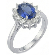 Ceylon Blue Sapphire Ring 4.70 Carat Natural Earth Mined Diamond Jewellery