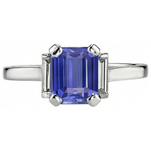 natural emerald sapphire 2.50ct ring side angle