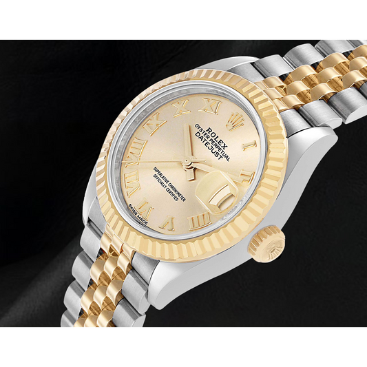 Rolex Datejust Roman Dial 26 mm Ladies Two Tone 179173 Watch