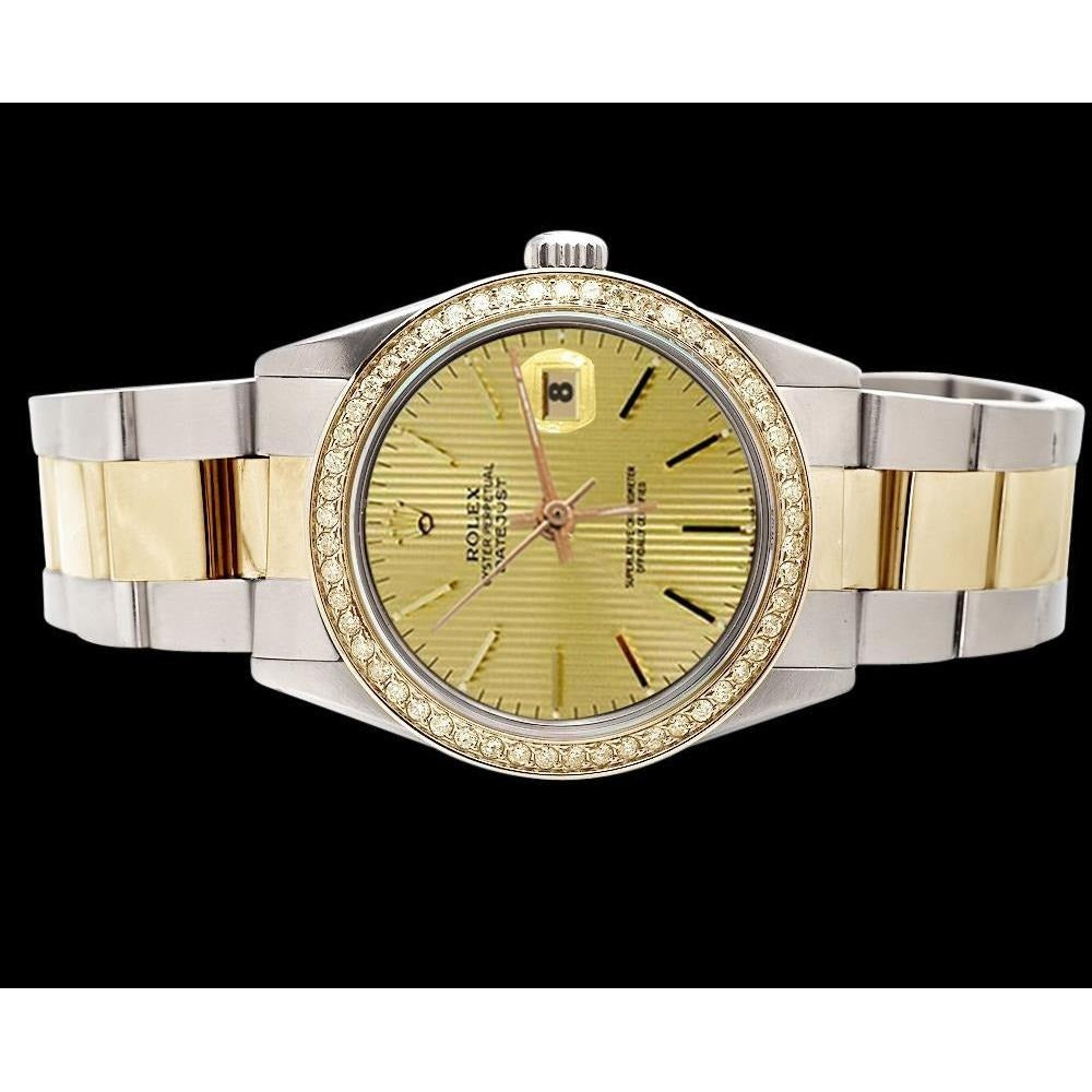 Rolex Watch Ss & Gold Datejust 