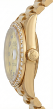 Champagne Arabic Dial Rolex Dj Watch Gold President Style Natural Earth Mined Diamond