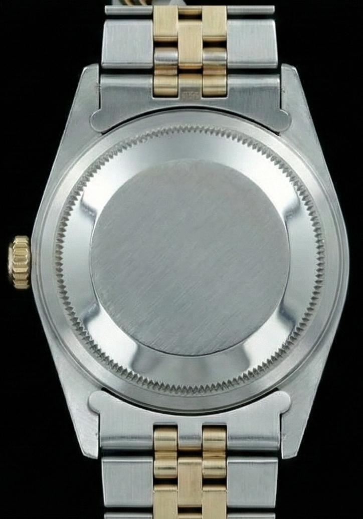 Champagne Stick Dial Datejust Women Watch Rolex Ss & Gold Jubilee