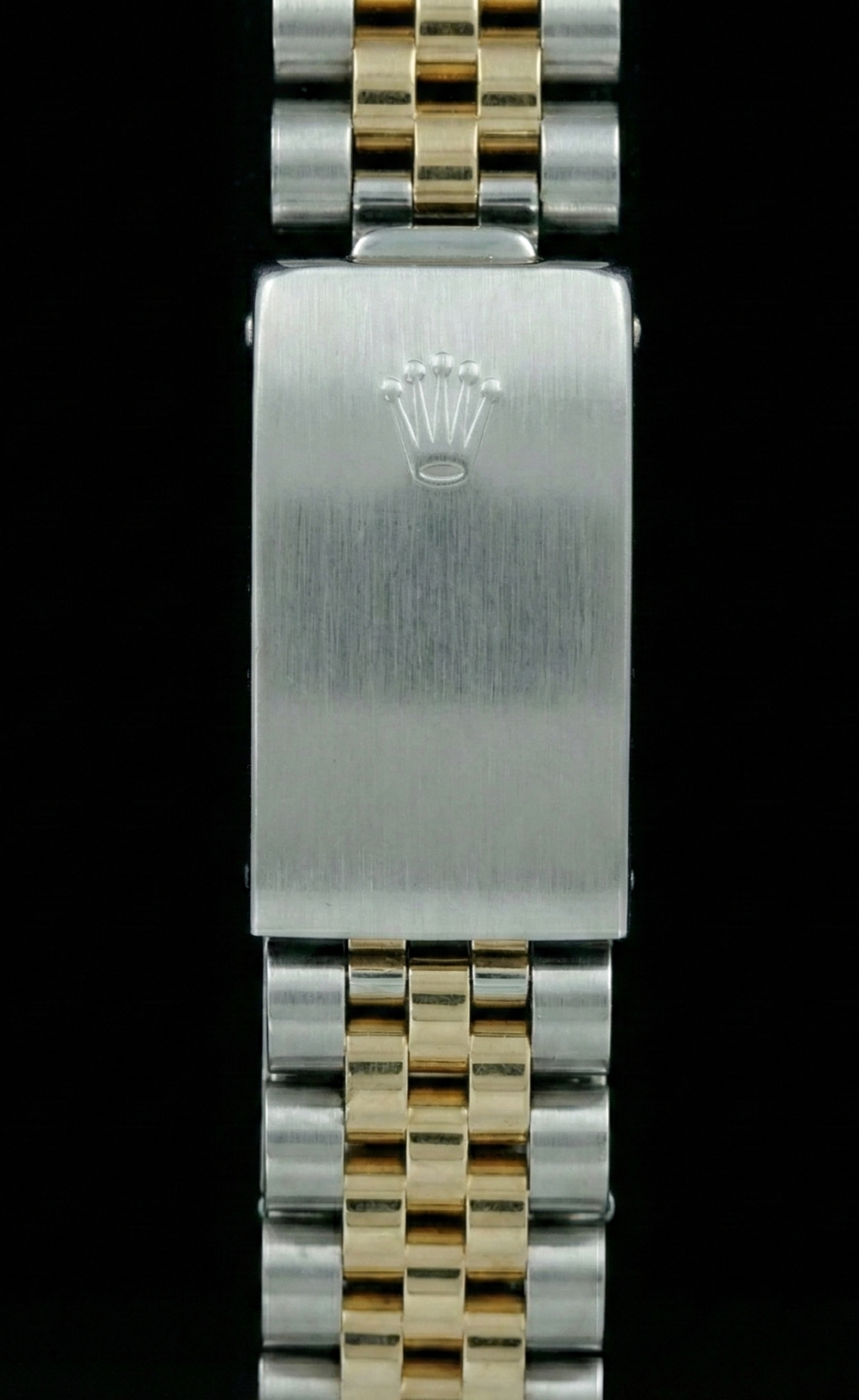 Champagne Stick Dial Datejust Women Watch Rolex Ss & Gold Jubilee