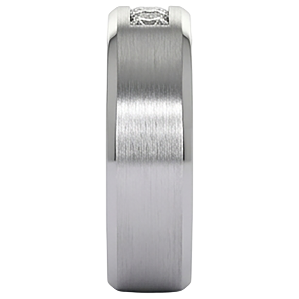 Channel Set Natural Earth Mined Diamond Band Men's Jewellery Ring 1.80 Carats