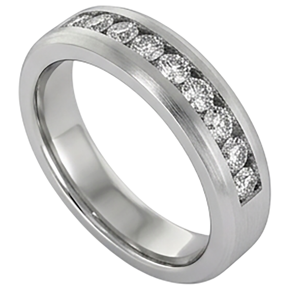 Channel Set Wedding Band Round Natural Earth Mined Diamond 1.35 Carats Jewellery