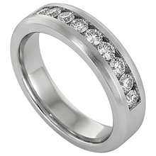 Channel Set Wedding Band Round Natural Earth Mined Diamond 1.35 Carats Jewellery