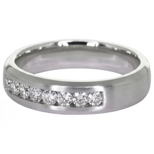 Channel Set Wedding Band Round Natural Earth Mined Diamond 1.35 Carats Jewellery