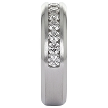 Channel Set Wedding Band Round Natural Earth Mined Diamond 1.35 Carats Jewellery