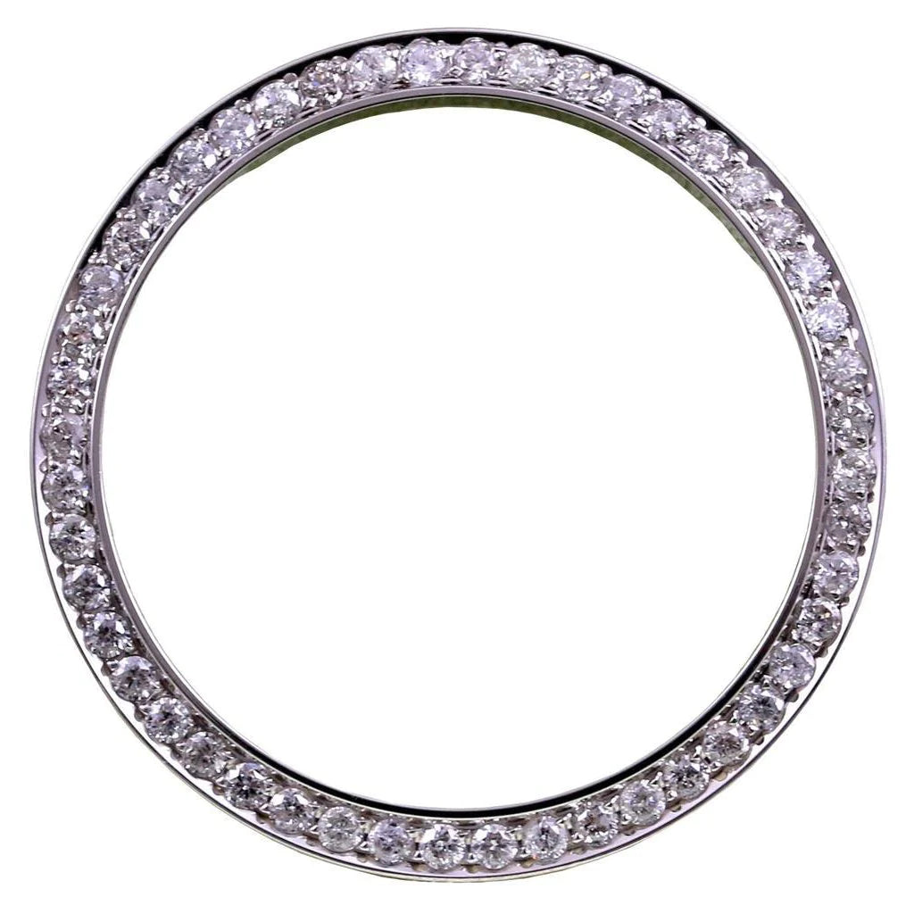 Chopard Tudor Natural Diamond 3.75 Carats Bezel To Fit Rolex Date All Watch Models