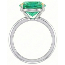 Brilliant Gemstone Ring 4 ct – top view