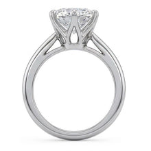 Classic Solitaire Round Natural Earth Mined Diamond Engagement Ring 2 Carats White Gold