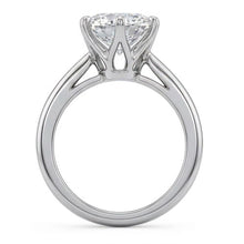 Classic Solitaire Round Natural Earth Mined Diamond Engagement Ring 2 Carats White Gold