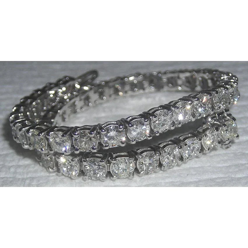  Women Tennis Genuine Diamond Bracelet