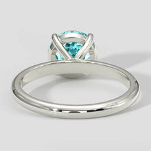 Classic Round Paraiba Ring 1.50ct