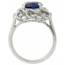 Cocktail Ring With Sapphire