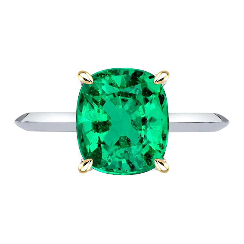 Radiant Colored Stone Ring 3.50 ct – main view