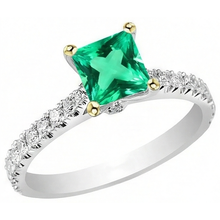 Brilliant Gemstone Ring 2 ct – side view