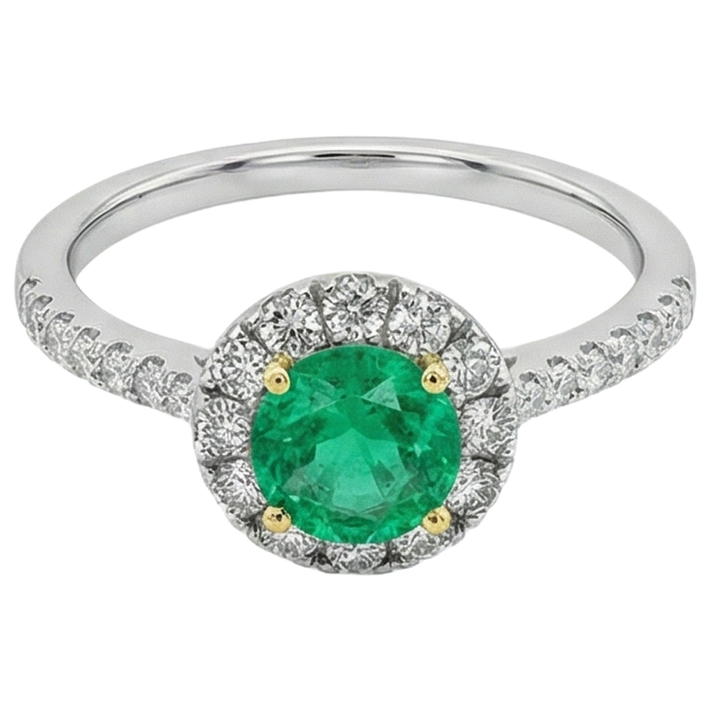 Dazzling Precious Stone Ring 1 ct – side view