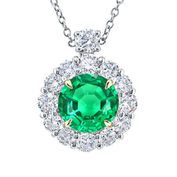 Fine Emerald Precious Stone Pendant – GIA-Certified 6 ct