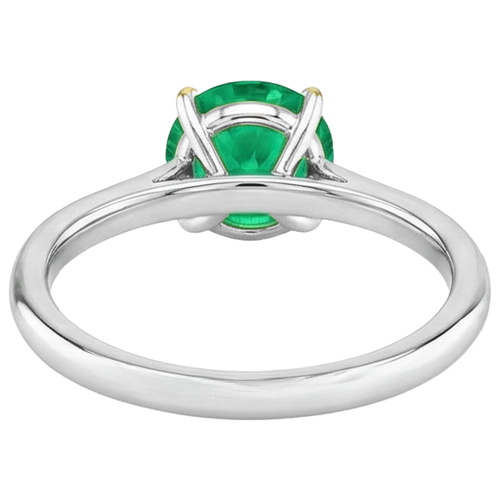 Shimmering Gemstone Ring 2 ct – top view