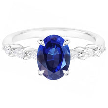 Cornflower Sapphire Anniversary Ring