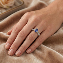 Cornflower Sapphire Anniversary Ring