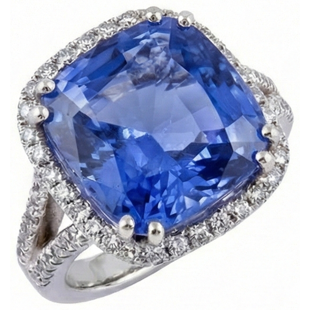 Cushion AAA Tanzanite Natural Earth Mined DIAMOND ( NOT LAB GROWN )s 6 Carat Fancy Ring Gemstone Jewellery