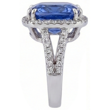 Cushion AAA Tanzanite Natural Earth Mined DIAMOND ( NOT LAB GROWN )s 6 Carat Fancy Ring Gemstone Jewellery