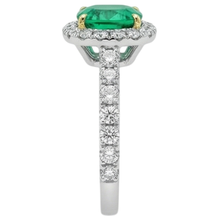 Handcrafted Gemstone Ring 3.50 ct – top view