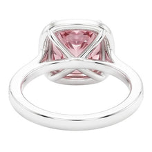 Cushion Cut Pink Sapphire Ring