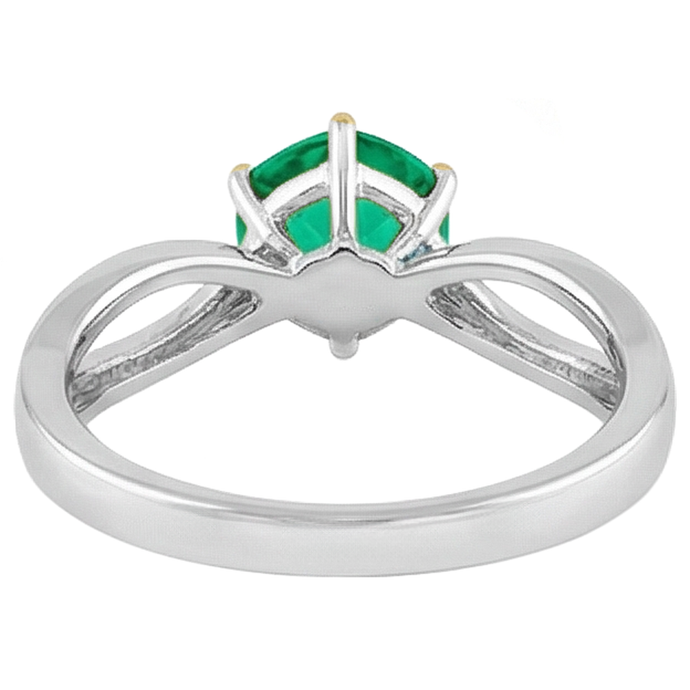 Dazzling Gemstone Ring 1 ct – back view