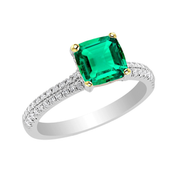 Handmade Precious Stone Ring – Emerald 3.50 ct by HarryChadEnt
