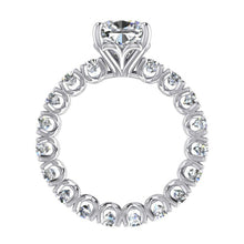 Cushion Natural Diamond Anniversary Band Ring 4 Ct. Gold Ladies Jewelry