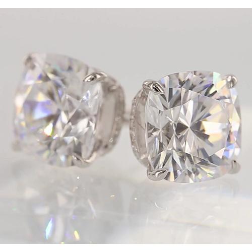 Cushion Diamond Studs 1.60 Carats