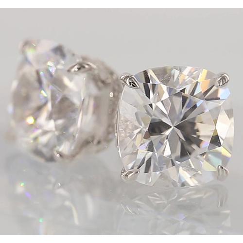 Cushion Diamond Studs 1.60 Carats